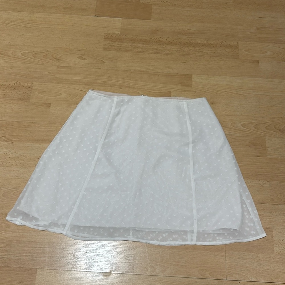 Sunday Best White Mini Skirt
